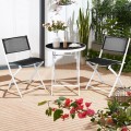 3 Pieces Patio Folding Bistro Set for Balcony or Outdoor Space - Gallery View 6 of 40