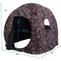 Portable Pop up Ground Camo Blind Hunting Enclosure - Gallery View 4 of 10