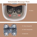 Portable All-In-One Heated Foot Spa Bath Motorized Massager - Gallery View 29 of 40