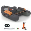 Inflatable Fishing Float Tube with Pump Storage Pockets and Fish Ruler - Gallery View 9 of 36