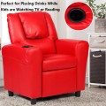 Children's PU Leather Recliner Chair with Front Footrest - Gallery View 36 of 62