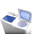 11 lbs Compact Twin Tub Washing Machine Washer Spinner - Gallery View 7 of 8
