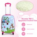 2 Pieces 12 Inch 16 Inch Kids Luggage Set with Backpack and Suitcase for Travel