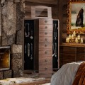7 Drawers Retro Standing Wood Jewelry Cabinet - Gallery View 1 of 10