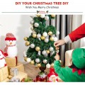 4 Feet Pre-lit Spiral Entrance Artificial Christmas Tree with Retro Urn Base - Gallery View 10 of 12