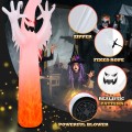 12 Feet Halloween Inflatable Decoration with Built-in LED Lights - Gallery View 8 of 11