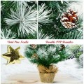 24 Inch Snow Flocked Artificial Christmas Tree - Gallery View 8 of 8
