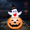 5 Ft Halloween Blow-up Inflatable Ghost with LED Bulb
