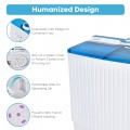 Portable Washing Machine 20lbs Washer and 8.5lbs Spinner with Built-in Drain Pump - Gallery View 25 of 29