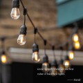 36FT LED Outdoor Waterproof Commercial Globe String Lights Bulbs