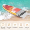10.5 Feet Inflatable Stand Up board with Aluminum Paddle Pump