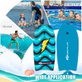 Lightweight Bodyboard with Wrist Leash for Kids and Adults - Gallery View 5 of 18