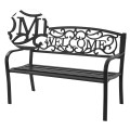 Garden Bench with Elegant Bronze Finish and Durable Metal Frame - Gallery View 12 of 21