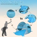 Pop Up Beach Tent Anti-UV UPF 50+ Portable Sun Shelter for 3-4 Person - Gallery View 11 of 22