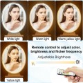 Hollywood Vanity Lighted Makeup Mirror Remote Control 4 Color Dimming - Gallery View 30 of 31