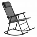 Outdoor Patio Headrest Folding Zero Gravity Rocking Chair - Gallery View 35 of 53