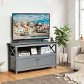 44 Inches Wooden Storage Cabinet TV Stand - Gallery View 13 of 43