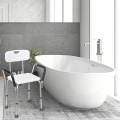 6 Adjustable Height Safety Bathtub Shower Chair with 330lbs Large Weight Capacity - Gallery View 1 of 12