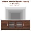Media Entertainment TV Stand for TVs up to 70 Inch with Adjustable Shelf - Gallery View 10 of 26