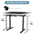 Adjustable Electric Stand Up Desk Frame - Gallery View 9 of 22