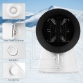 1500 W 2 in 1 Mini Portable Space Ceramic Heater Cooling Fan with Overheat Protection