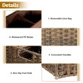 Hand-woven Foldable Rattan Laundry Basket - Gallery View 12 of 24