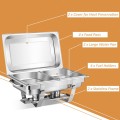 2 Packs Stainless Steel Full-Size Chafing Dish - Gallery View 10 of 11
