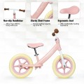 12 Inch Kids Balance No-Pedal Ride Pre Learn Bike with Adjustable Seat