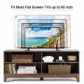 58 Inch Modern Media Center Wood TV Stand with 4 Open Storage Shelves - Gallery View 11 of 35