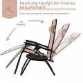 Outdoor Folding Zero Gravity Reclining Lounge Chair with Utility Tray - Gallery View 8 of 101