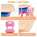 Kids Activity Table and Chair Set Play Furniture with Storage - Gallery View 19 of 34