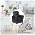 Children's PU Leather Recliner Chair with Front Footrest - Gallery View 9 of 62