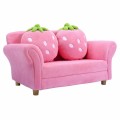 Blue/Pink Kids Strawberry Armrest Chair Sofa - Gallery View 17 of 21