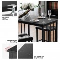 3 Pieces Modern Counter Height Dining Set - Gallery View 8 of 9