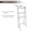 3-Shelf Over-The-Toilet Storage Organizer Rack