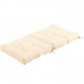 Tufted Patio High Back Chair Cushion with Non-Slip String Ties - Gallery View 57 of 81