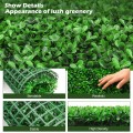 12 Pieces Artificial Peanut Leaf Hedges Panels
