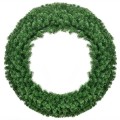 48 Inch Pre-lit Cordless Artificial Christmas Wreath - Gallery View 3 of 10