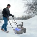 Electric Snow Thrower with Chute Rotation and 2 Transport Wheels - Gallery View 12 of 22