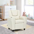 Children's PU Leather Recliner Chair with Front Footrest - Gallery View 57 of 62