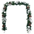 9 Feet Pre-Lit Artificial Christmas Garland with LED Lights