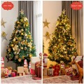 Pre-Lit Artificial Christmas Tree wIth Ornaments and Lights - Gallery View 2 of 13