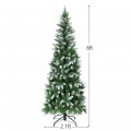 5 / 6 / 7.5 Feet Artificial Pencil Christmas Tree with Pine Cones - Gallery View 14 of 28