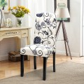 Set of 2 Modern Tufted Dining Chairs with Padded Seat - Gallery View 31 of 36