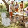 5.3 Gallon 20 L Portable Travel Toilet for Camping RV Indoor Outdoor