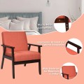 Mid-Century Retro Fabric Accent Armchair for Living Room - Gallery View 29 of 60