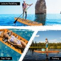 11 Feet Inflatable Stand Up Paddle Board with Backpack Aluminum Paddle Pump - Gallery View 22 of 22