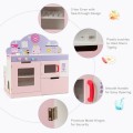 2 in 1 Kitchen and Cafe Pretend Cooking Playset