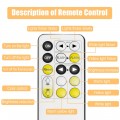 Hollywood Vanity Lighted Makeup Mirror Remote Control 4 Color Dimming - Gallery View 21 of 31