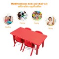 Kids Plastic Rectangular Learn and Play Table - Gallery View 9 of 24